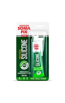 Somafix Şeffaf Tüp Silikon 50 Ml Genel Amaçlı Tek Kompanentli Şeffaf Somafix Şeffaf Tüp Silikon 50 Ml Genel Amaçlı Tek Kompanentli Şeffaf