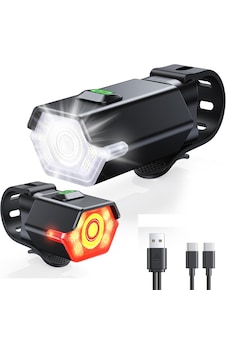 Ht-27 Şarjlı Bisiklet Işığı Ön Arka Flaşlı Usb 4 Mod Stop Lambası Aydınlatma Işık Seti Ip65 Su Geçirmez Lamba Motosiklet Yan Işık Siyah Ht-27 Şarjlı Bisiklet Işığı Ön Arka Flaşlı Usb 4 Mod Stop Lambası Aydınlatma Işık Seti Ip65 Su Geçirmez Lamba Motosiklet Yan Işık Siyah