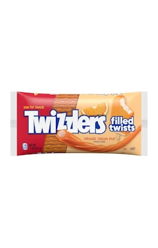 Twizzlers Orange Cream Pop Flavored Filled Portakal Krema Dolgulu Şekerleme 311gr