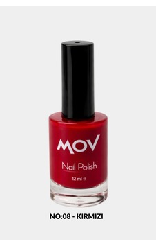 Mov Oje No: 08 Kırmızı 10 Geranium Red Mov Oje No: 08 Kırmızı 10 Geranium Red