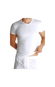 The Don Organic Blended V-Neck - V Yaka Erkek Fanila Beyaz The Don Organic Blended V-Neck - V Yaka Erkek Fanila Beyaz