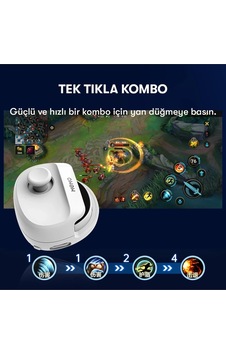 İthalat Memo Mb01 Oyun Tuşu - Beyaz İthalat Memo Mb01 Oyun Tuşu - Beyaz