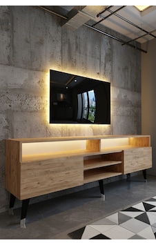 Resital Ledli Tv Sehpası - Led Işıklı - Çam - W9030-6 Atlantikçam Resital Ledli Tv Sehpası - Led Işıklı - Çam - W9030-6 Atlantikçam