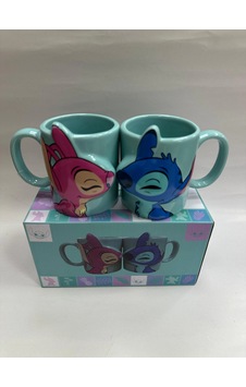 Öpüşen Stitch 2li Kupa Bardak Öpüşen Stitch 2li Kupa Bardak