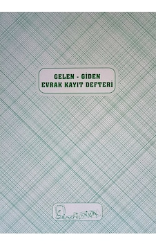 Kocaoluk Gelen-Giden Evrak Kayıt Defteri Karton Kapak Kocaoluk Gelen-Giden Evrak Kayıt Defteri Karton Kapak