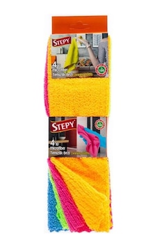 Stepy Mikrofiber Temizlik Bezi 4'lü Stepy Mikrofiber Temizlik Bezi 4'lü