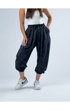 Cocopelli Lacivert Baskılı Kadın Jogger Pantolon Coc3345