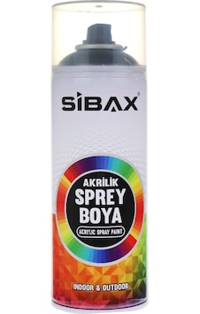 Siabx Akrilik Sprey Boya 400ml Mat Siyah Siabx Akrilik Sprey Boya 400ml Mat Siyah