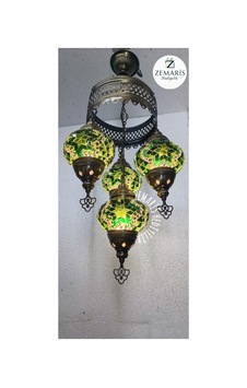 El Yapımı Otantik Mozaik Avize Yeşil - 807626339 Yeşil El Yapımı Otantik Mozaik Avize Yeşil - 807626339 Yeşil