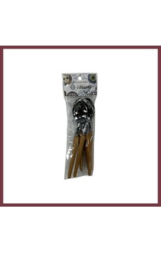 Storeşahin Ahşap Saplı Metal Küçük Kaşık Shn0720