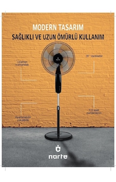Narte Nt-rcf180 18'' Ayaklı Vantilatör Uzaktan Kumandalı