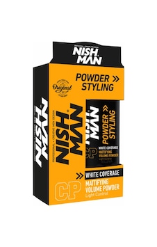 Nish Man Powder Styling White Coverage & Beyaz Kapatıcı Pudra Saç Şekillendirici 20 G Nish Man Powder Styling White Coverage & Beyaz Kapatıcı Pudra Saç Şekillendirici 20 G