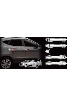 Hyundai Ix35 2010 Sonrası Kapı Kolu Abs Krom