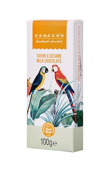 5 Adet Choccom Tahin Susam Fındık Dolgulu Sütlü Çikolata 100 G 5 Adet Choccom Tahin Susam Fındık Dolgulu Sütlü Çikolata 100 G