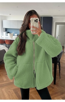 Madmext Mint Yeşili Dik Yakalı Cepli Peluş Mont Mg1966-mint Yeşili Mint Yeşili Madmext Mint Yeşili Dik Yakalı Cepli Peluş Mont Mg1966-mint Yeşili Mint Yeşili