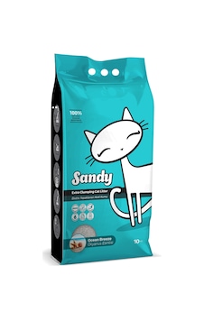 Sandy Ocean Okyanus Kokulu Topaklaşan Sodyum Bentonit Gri Kedi Kumu 10 KG