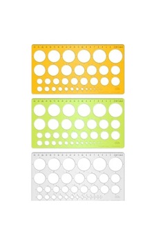 Asorti Daire Şablonu, 1-35 Mm Arasında Farklı Boyut Seçenekleri Asorti Daire Şablonu, 1-35 Mm Arasında Farklı Boyut Seçenekleri
