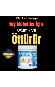 Feroxit Ötüş Vitamini Kanarya , Saka ,bülbül Ve Finch 20 Gr Feroxit Ötüş Vitamini Kanarya , Saka ,bülbül Ve Finch 20 Gr