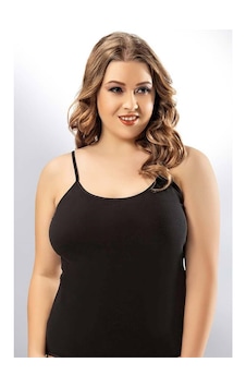 Q-en Kadın Bambu Battal Boy İp Askılı Atlet 3 Adet Siyah Bb700 Q-en Kadın Bambu Battal Boy İp Askılı Atlet 3 Adet Siyah Bb700