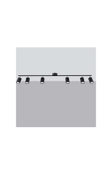 Gu10 150cm Altılı 6 Lı Hareketli Başlık Led Tavan Spot Tasarruflu Altın