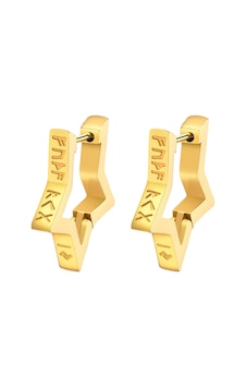 Viking Yıldız Altınrenk Küpe Altın Viking Yıldız Altınrenk Küpe Altın