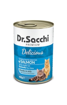 Dr.Sacchi Somonlu Konserve Yetişkin Kedi Maması 400 G Dr.Sacchi Somonlu Konserve Yetişkin Kedi Maması 400 G