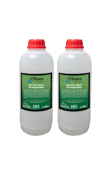 Clintex Kimya Saf Ipa 99.9 Izopropil Alkol Yüzey Temizleyici 2x1 Litre Clintex Kimya Saf Ipa 99.9 Izopropil Alkol Yüzey Temizleyici 2x1 Litre