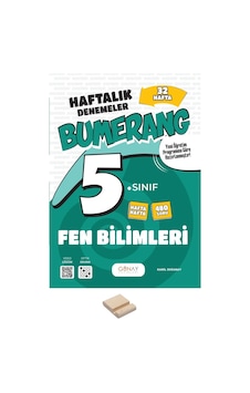 5. Sınıf Bumerang 32 Haftalık Fen Bilimleri Denemeleri+ Telefon Standı 5. Sınıf Bumerang 32 Haftalık Fen Bilimleri Denemeleri+ Telefon Standı