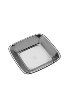 Paslanmaz Çelik Ekmek Sepeti 22x22x4 Cm Gümüş Paslanmaz Çelik Ekmek Sepeti 22x22x4 Cm Gümüş