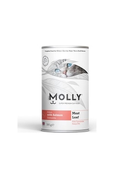 Molly Pate Somonlu Konserve Yavru Kedi Maması 395 G
