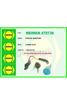 Kontak Kilidi - Anahtarlı Renault Kangoo 1998-2007 Kontak Kilidi - Anahtarlı Renault Kangoo 1998-2007