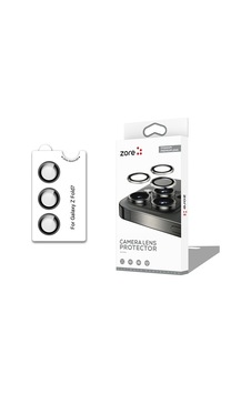 Vendas Samsung Uyumlu Galaxy Z Fold 7 Zore Cl-12 Premium Safir Parmak Izi Bırakmayan Anti-reflective Lens Koruyucu Siyah