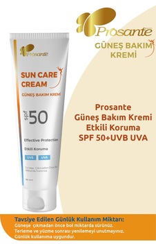 Prosante Uvb Uva Güneş Kremi SPF50 2 x 100 ML