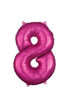 8 Rakam Koyu Pembe Folyo Balon 80 CM 8 Rakam Koyu Pembe Folyo Balon 80 CM