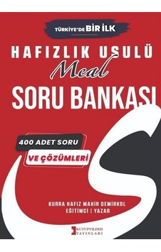 Hafızlık Usulü Meal Soru Bankası / Mahir Demirkol