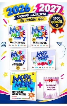 More And More 7. Sınıf Practice Book + Test Book Seti 2027 More And More 7. Sınıf Practice Book + Test Book Seti 2027