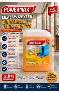Powermax Cilalı Yüzeyler İçin Temizlik Maddesi 5 Litre Profesyonel Yüzey Bakım Ürünü Tekli Powermax Cilalı Yüzeyler İçin Temizlik Maddesi 5 Litre Profesyonel Yüzey Bakım Ürünü Tekli