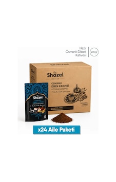 Shazel Hazır Osmanlı Dibek Kahvesi Doypack 200 Gr 24 Adet Öğütülmüş Shazel Hazır Osmanlı Dibek Kahvesi Doypack 200 Gr 24 Adet Öğütülmüş