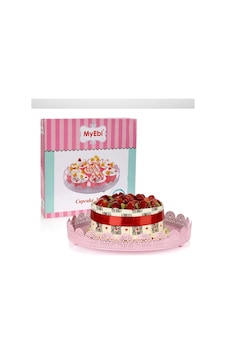Metal Cupcake Standı Pembe Kek Standı N11.16088 Metal Cupcake Standı Pembe Kek Standı N11.16088