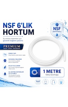 Nsf Sertifikalı Premium 6 Lık Su Arıtma Hortumu 1 Metre 608696155