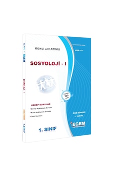 Aöf 1. Sınıf Sosyoloji- I Güz Konu Anlatımlı Soru Bankası Aöf 1. Sınıf Sosyoloji- I Güz Konu Anlatımlı Soru Bankası