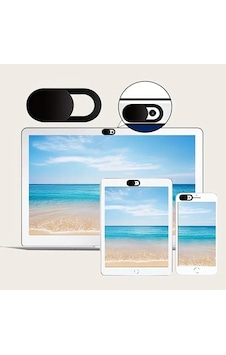 Webcam Gizlilik Kapağı, 5&apos Li Set, Dizüstü Bilgisayar Tablet Ve Telefon İçin Kamera Koruyucu Siyah