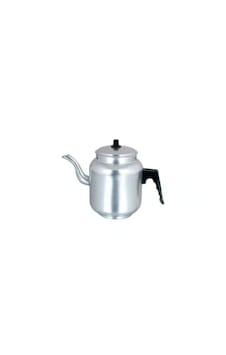 Kızılelmada 3 Litre Alüminyum Kahveci Semaver - Tek Demlikli Pratik Kullanım Gri