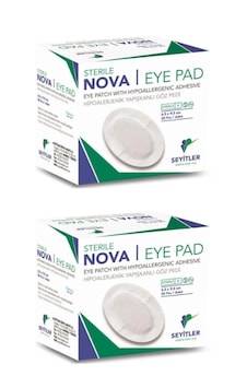 Nova Ped Yetişkin Göz Kapama Bandı Göz Pedi 2 x 50'li 6.5 x 9.5 CM Nova Ped Yetişkin Göz Kapama Bandı Göz Pedi 2 x 50'li 6.5 x 9.5 CM