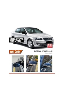 Skoda Octavia (2013 - 2019) Batman Yarasa Ayna Kapağı (parlak Siyah