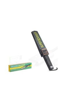 Hadron Hdx6528 Super Scanner El Tipi Güvenlik Metal Dedektörü Siyah
