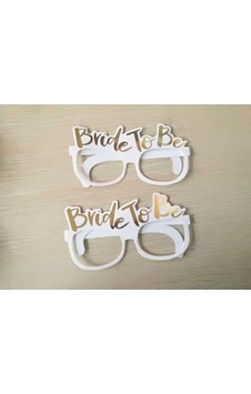 Bride To Be Gold Varak Yazılı Karton Gözlük 10 Lu Bride To Be Gold Varak Yazılı Karton Gözlük 10 Lu