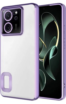 Kilifone - Xiaomi Uyumlu Mi 13t Pro - Kılıf Kamera Korumalı Tatlı Sert Omega Kapak - Lila Kilifone - Xiaomi Uyumlu Mi 13t Pro - Kılıf Kamera Korumalı Tatlı Sert Omega Kapak - Lila