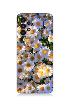 Samsung Galaxy A13 Uyumlu Silikon Kılıf Beyaz Papatyalar Samsung Galaxy A13 Uyumlu Silikon Kılıf Beyaz Papatyalar