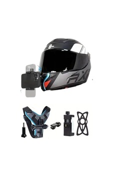 Buffer Motosiklet Kask Telefon Tutucu, Aksiyon Kamerası Takılabilen Aparat Seti Sku: Zeusstk79d14b0a1a